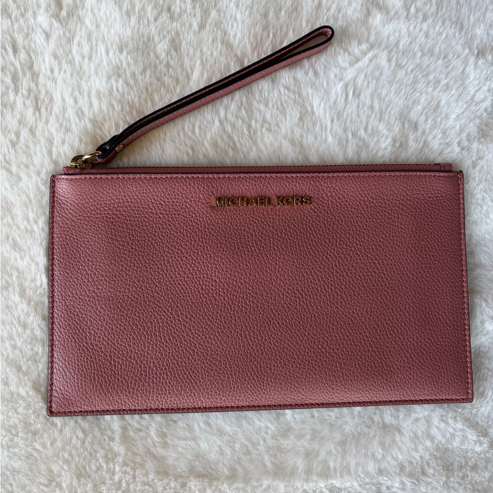 Michael Kors Jet Set Zipper Wristlet Clutch - Picture 7 of 7